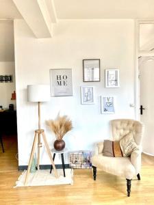 Appartements Le Cocon Briochin, grand appartement en plein centre de SaintBrieuc : photos des chambres
