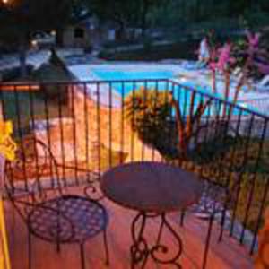 Hotels Hotel Lou Caleu restaurant le Rocher des Abeilles : Chambre Double Supérieure avec Terrasse