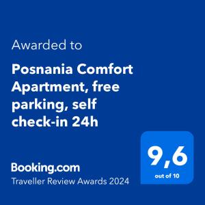 Posnania Comfort Apartment, free parking, self check-in 24h