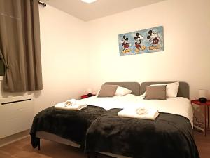 Appartements Les vergers de Serris, 6 personnes, balcon, PK, lit bebe : photos des chambres