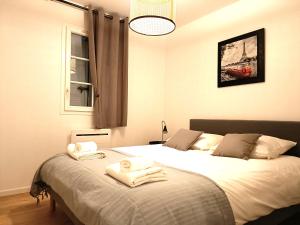 Appartements Les vergers de Serris, 6 personnes, balcon, PK, lit bebe : photos des chambres