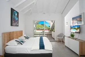 Beautiful suite S12 with pool and sea view - Anse Marcel 
