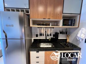 Flat premium com varanda gourmet no Makia Resort em Muro Alto 4 pessoas