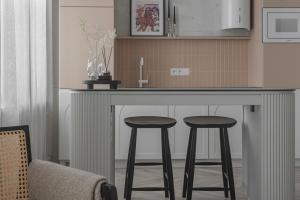 Danės23 - CANDY studio, Self Check-in, Free Parking, Park and River View, Oldtown, AC