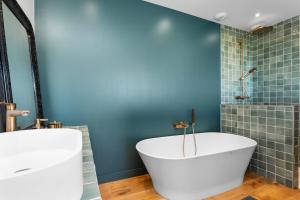 Maisons de vacances Maison face a la mer dans un domaine ecologique : photos des chambres