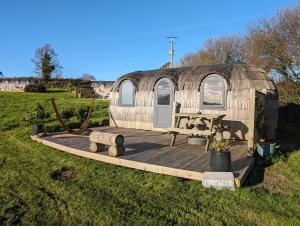 Prosecco - Lydcott Glamping Cornwall, sea views