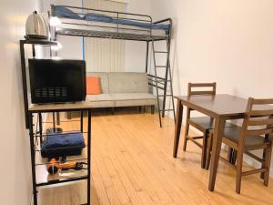 Shered bathroom 4 SofaBed + loftbed + kitchen