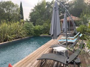 Maisons de vacances Mas provencale 320 m2 avec piscine en exclusivite : photos des chambres