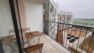 1 room Apartment with terrace, new building 55