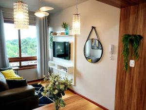 Siga Gramado - Apto faça tudo a pé! Vista! Tv smart! Ar Cond!