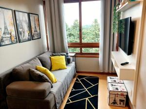 Siga Gramado - Apto faça tudo a pé! Vista! Tv smart! Ar Cond!