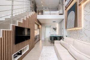 Duplex Design em Jurerê, Garagem e Churrasq JPR211