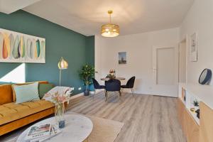 Zeche trifft Villa Apartments by Cordis Sky für bis zu 4 Personen 5 Minuten zur Messe Essen oder Hauptbahnhof