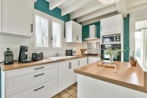 Maisons de vacances Lanton - 700m plage - Exterieur et charme : photos des chambres