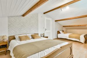 Maisons de vacances Lanton - 700m plage - Exterieur et charme : photos des chambres