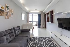 Vista Panoramica da Praia com 2qts, e vaga