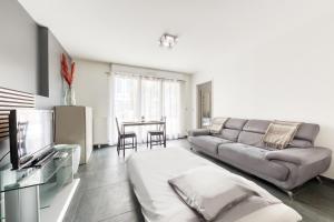 Appartements O COCON DE FRANCONVILLE - LOGEMENT AVEC GRANDE TERRASSE - 24H ACCESS : photos des chambres
