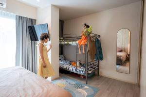 Beachfront Condo room at Huahin