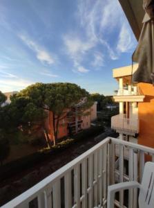Bright sea front apartment with balcony