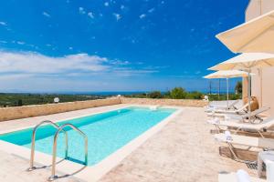 Domas Blue Studio Villa With Private Pool and Panoramic View