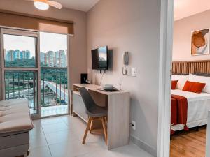 RStar- Moderno Apê 1Dorm na Chac. Sto Antônio, 5min da Estação João Dias, Vibra, Nestlé e Pq. Burle Max