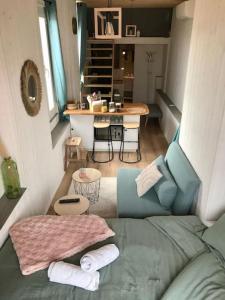 Appartements Lumineux studio sous les toits de Menton : photos des chambres
