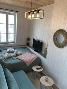 Appartements Lumineux studio sous les toits de Menton : photos des chambres