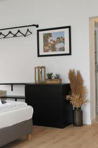 Apartment mit 2 Betten in Flughafennähe