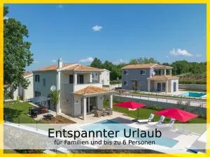 Villa Falco für Familien, bis 6 Personen, 3 Schlafzimmer mit Bad en Suite, Pool mit Loungebereich, Grillterrasse, schnellem Wlan, 2 Parkplätze, - Muntrilj