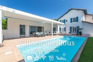Villas Villa Souleillous, basco landaise de prestige, 500m de la plage : photos des chambres