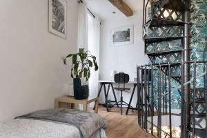Villas Maison et appartement attenant pour 10 personnes avec terrasse, cour et parking : photos des chambres