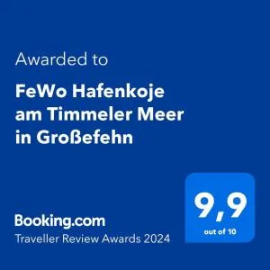 FeWo Hafenkoje am Timmeler Meer in Großefehn - Timmel