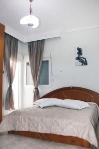 Blue swing chair apartment