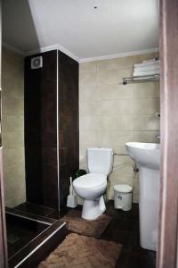 Blue swing chair apartment