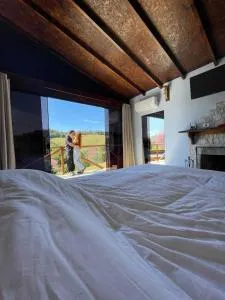 Chalés Mil Mudas da Mantiqueira - Hidro dupla, lareira interna e vista espetacular - Pinhalzinho