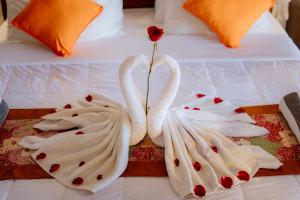 villa with rice field views in ubud