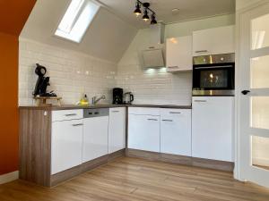 Joke am Deich 6 pers house with equipped terrace behind a dike at Lauwersmeer