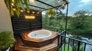 A-Frame, Rio Celeste in premises and close to park - San Carlos