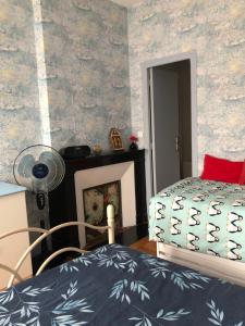 Sejours chez l'habitant 77 Bleu : Chambre Double avec Balcon