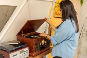 Tiny Pines A-Frame Cabin, Domes and Luxury Glamping Site