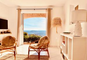 Villa les santons vue panoramique mer Golfe de Saint Tropez 4 étoiles