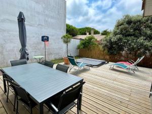 Maisons de vacances Welcoming new architects house with jacuzzi : photos des chambres