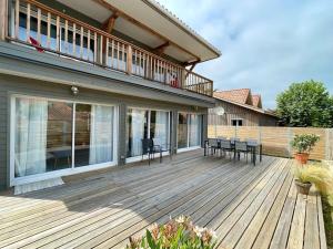 Maisons de vacances Welcoming new architects house with jacuzzi : photos des chambres