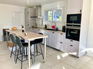 Maisons de vacances Welcoming new architects house with jacuzzi : photos des chambres