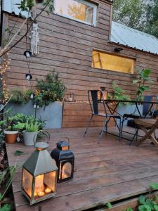 Appartements Tiny House Les nuits du Verger : photos des chambres