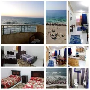 شقة فندقية علي البحر مباشرة Sea view apartment - El Delr
