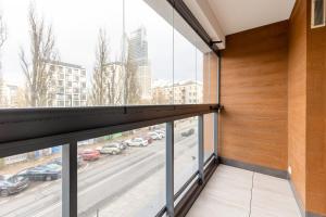 Grzybowska Apartment with Air Conditioning & Balcony Warsaw by Renters Prestige