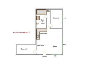 Appartements Charmant 2 pieces avec parking, proche des pistes - FR-1-304-107 : photos des chambres