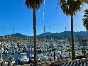 T2 cabine 4 pers. près plage, parking, vue port - Argelès - FR-1-388-90