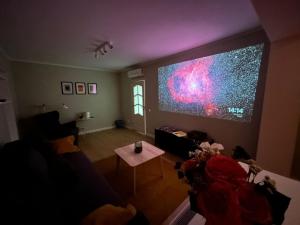 Stylish Apartment with video projector